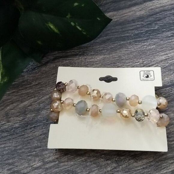 Sophia & Kate multicolor beaded bracelet set NEW - Picture 2 of 3